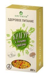 Булгур с белыми грибами Оргтиум (180 г)