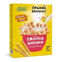 Сухой завтрак Шарики &quot;Ржаные&quot; Компас здоровья (100 г)