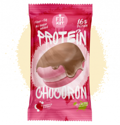 Печенье протеиновое FIT KIT Chocoron (Клубника-йогурт) (30 г)