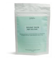 Альгинатная маска Young Skin омолаживающая со спирулиной SmoRodina