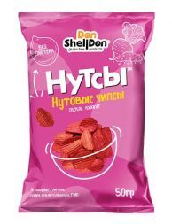 Безглютеновые чипсы «НУТСЫ» со вкусом свеклы и кунжута, Don Shelldon (50 г)