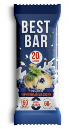 Батончик протеиновый &quot;Черничный маффин&quot; Best bar (60 г)