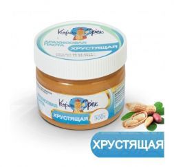 Арахисовая паста Хрустящая Король орех (300 г)