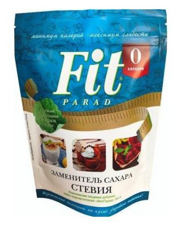 Заменитель сахара №14 на основе эритрита дойпак Fit Parad (150 г)