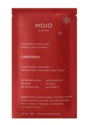 Шоколад кешью Christmas 52% какао Mojo Cacao (20 г)