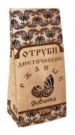 Отруби ржаные диетические Дивинка (350 г)