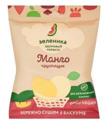 Здоровый фруктовый перекус из манго Зеленика (15 г)