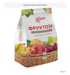 Фруктоза кристаллическая (350 г), Фруктовое счастье