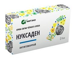 Нуксаден Антигеморрой (крем-свечи №10) Фитэко (0,25 г)