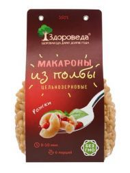 Макароны цельнозерновые из полбы &quot;Рожки&quot; Здороведа (350 г)